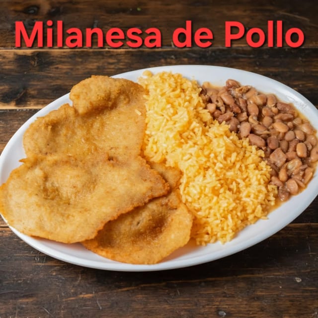 Milanesa de Pollo.